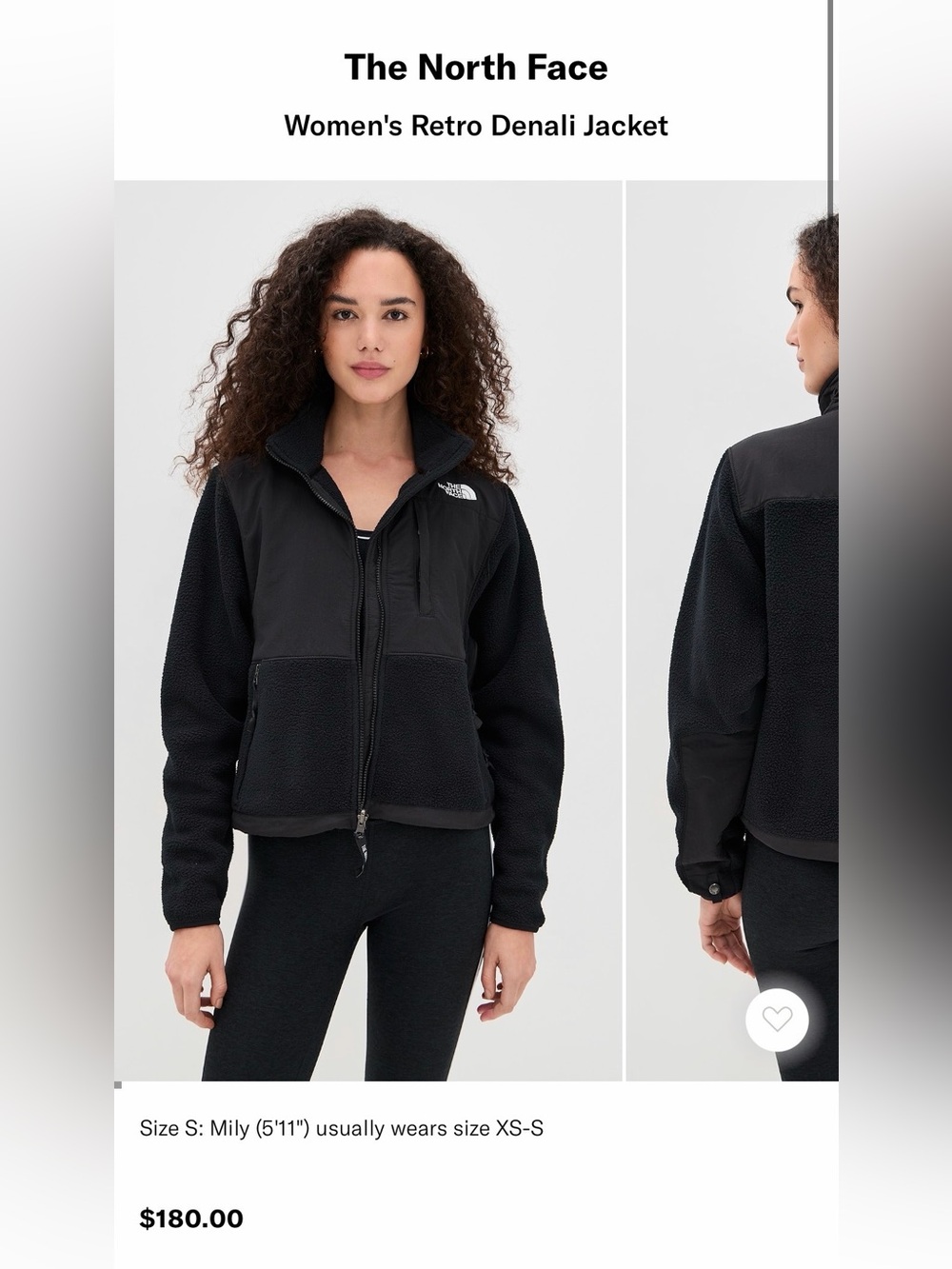 The North Face Retro Denali Jacket - Black